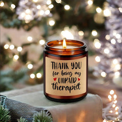 Scented Candles in Glass Jar for Her Him Bestie Christmas Birthday