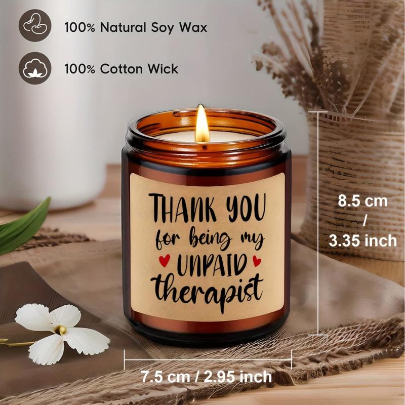 Scented Candles in Glass Jar for Her Him Bestie Christmas Birthday