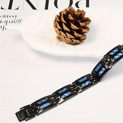 Titanium Magnetic Bracelet for Men with 4 Element Magnets