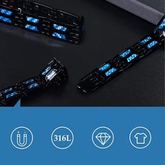 Titanium Magnetic Bracelet for Men with 4 Element Magnets