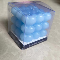 2pcs Aromatherapy Candle Mini Cube Bubble Love Gradual Cube Shape Candle