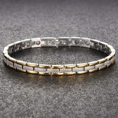 Adjustable Titanium Magnetic Bracelet for Women with Tool