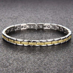 Adjustable Titanium Magnetic Bracelet for Women with Tool