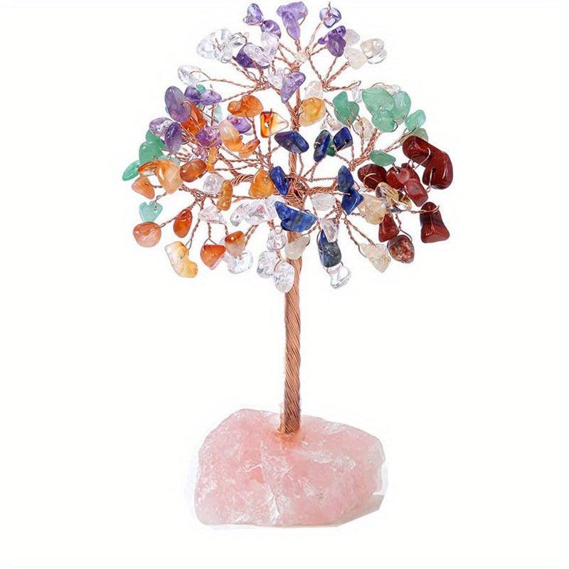 Amethyst Crystal Tree Raw Healing Crystals Fluorite Base Money Tree