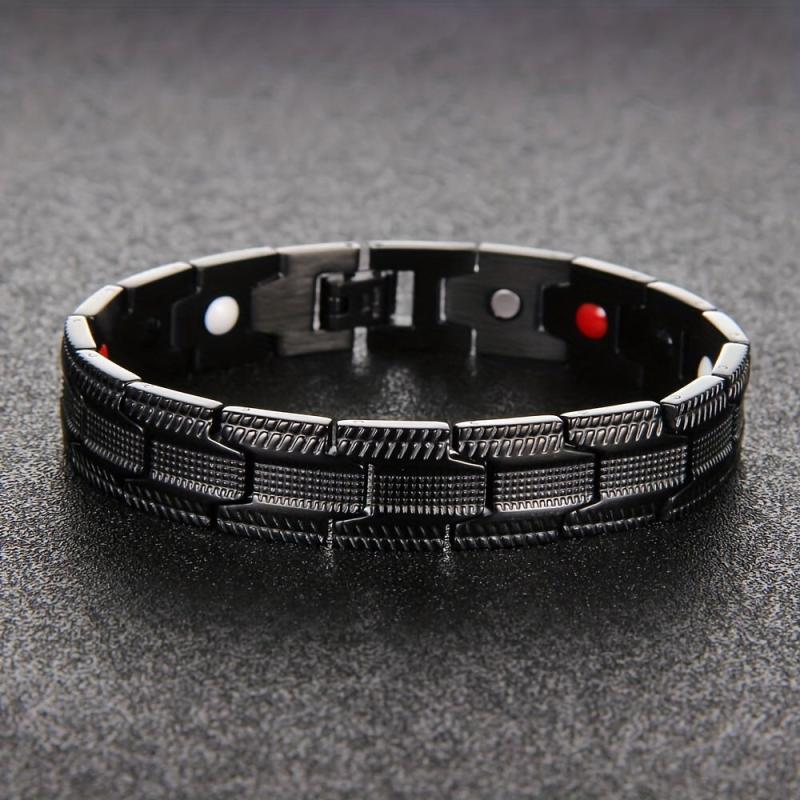 Men's Magnetic Titanium Steel Bracelet With Ultra Strength Magnet