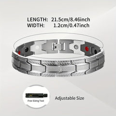 Men's Magnetic Titanium Steel Bracelet With Ultra Strength Magnet