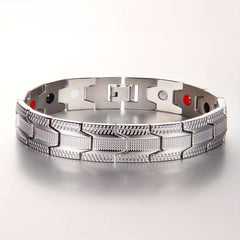 Men's Magnetic Titanium Steel Bracelet With Ultra Strength Magnet