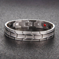 Men's Magnetic Titanium Steel Bracelet With Ultra Strength Magnet