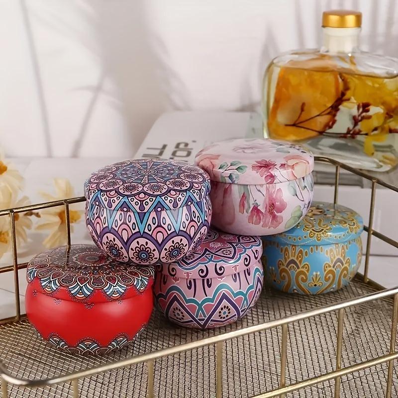 Scented Candle Soy Wax Smokeless Tin Can Fragrance Gift Set