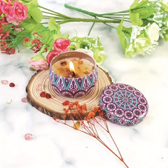 Scented Candle Soy Wax Smokeless Tin Can Fragrance Gift Set