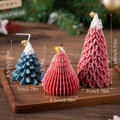 Christmas Tree Shaped Scented Aromatherapy Candle - Gift Set