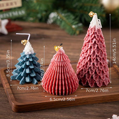 Christmas Tree Shaped Scented Aromatherapy Candle - Gift Set