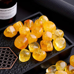 Natural Citrine Bare Stone for Healing Reiki Meditation