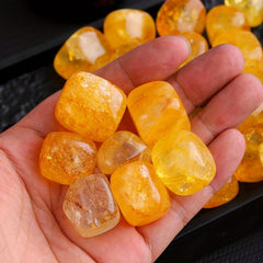 Natural Citrine Bare Stone for Healing Reiki Meditation