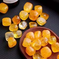 Natural Citrine Bare Stone for Healing Reiki Meditation