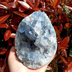 Sky Stone Crystal Cluster Energy Crystal Aquarium Decor Stone Home Ornament