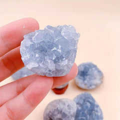 Sky Stone Crystal Cluster Energy Crystal Aquarium Decor Stone Home Ornament