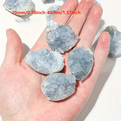 Sky Stone Crystal Cluster Energy Crystal Aquarium Decor Stone Home Ornament