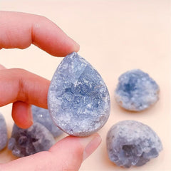 Sky Stone Crystal Cluster Energy Crystal Aquarium Decor Stone Home Ornament