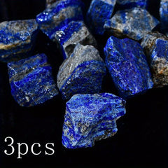 3pcs Lapis Lazuli Raw Stone Aromatherapy Diffuser Crystal