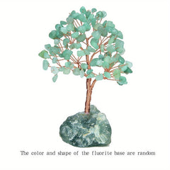 Crystal Tree Natural Crystal Tree Fluorite Money Tree Chakra Life Tree Stone