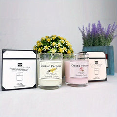 Scented Candles in Glass Jar for Holidays
