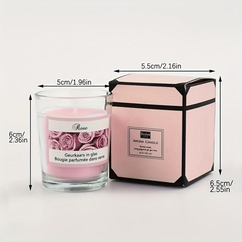 Scented Candles in Glass Jar for Holidays