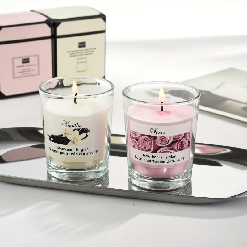 Scented Candles in Glass Jar for Holidays