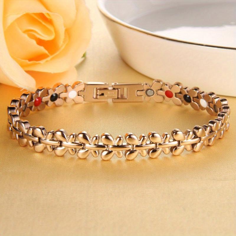 Magnetic Bracelet for Women Titanium Steel Lymphatic Drainage Jewelry