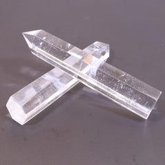 Clear Smelt Quartz Point Crystal Grid Reiki Chakra Stone