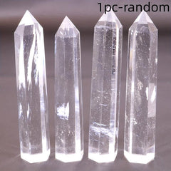 Clear Smelt Quartz Point Crystal Grid Reiki Chakra Stone