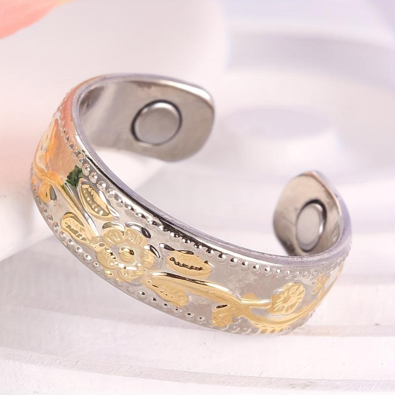 Lymphatic Drainage Copper Ring Therapeutic Magnetic Adjustable Thumb Ring