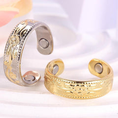 Lymphatic Drainage Copper Ring Therapeutic Magnetic Adjustable Thumb Ring