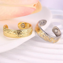 Lymphatic Drainage Copper Ring Therapeutic Magnetic Adjustable Thumb Ring