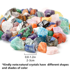 Mixed Rare Natural Crystal Gemstone 20 Types Raw Rough Random Selection