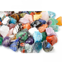 Mixed Rare Natural Crystal Gemstone 20 Types Raw Rough Random Selection