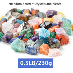 Mixed Rare Natural Crystal Gemstone 20 Types Raw Rough Random Selection