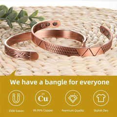 Copper Magnetic Bracelet Gift for Women & Men