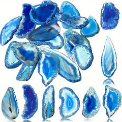 7pcs Agate Pendants for DIY Jewelry Making