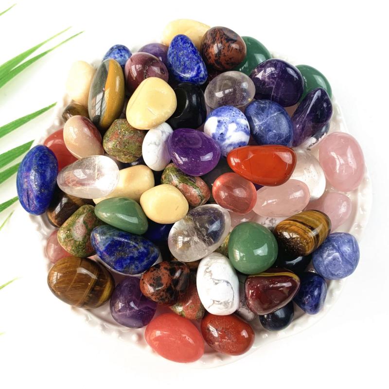 Chakra Stones 1.2LB Mix Tumbled Crystals Reiki Yoga Energy Therapy Gift