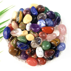 Chakra Stones 1.2LB Mix Tumbled Crystals Reiki Yoga Energy Therapy Gift