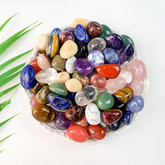 Chakra Stones 1.2LB Mix Tumbled Crystals Reiki Yoga Energy Therapy Gift