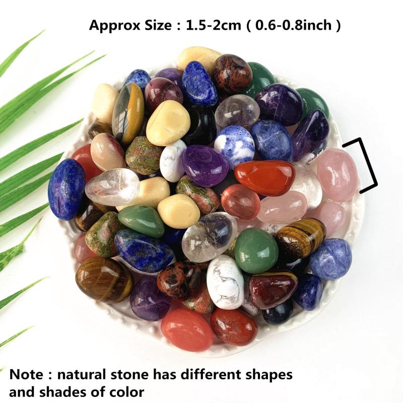 Chakra Stones 1.2LB Mix Tumbled Crystals Reiki Yoga Energy Therapy Gift