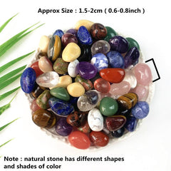 Chakra Stones 1.2LB Mix Tumbled Crystals Reiki Yoga Energy Therapy Gift
