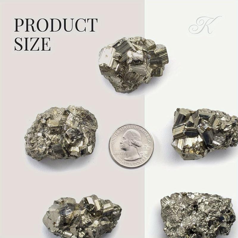 Natural Pyrite Cluster High energy Iron Rock Reiki Crystals