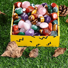 Natural Chakra Crystals Bulk Assorted Stones for Reiki Yoga Meditation