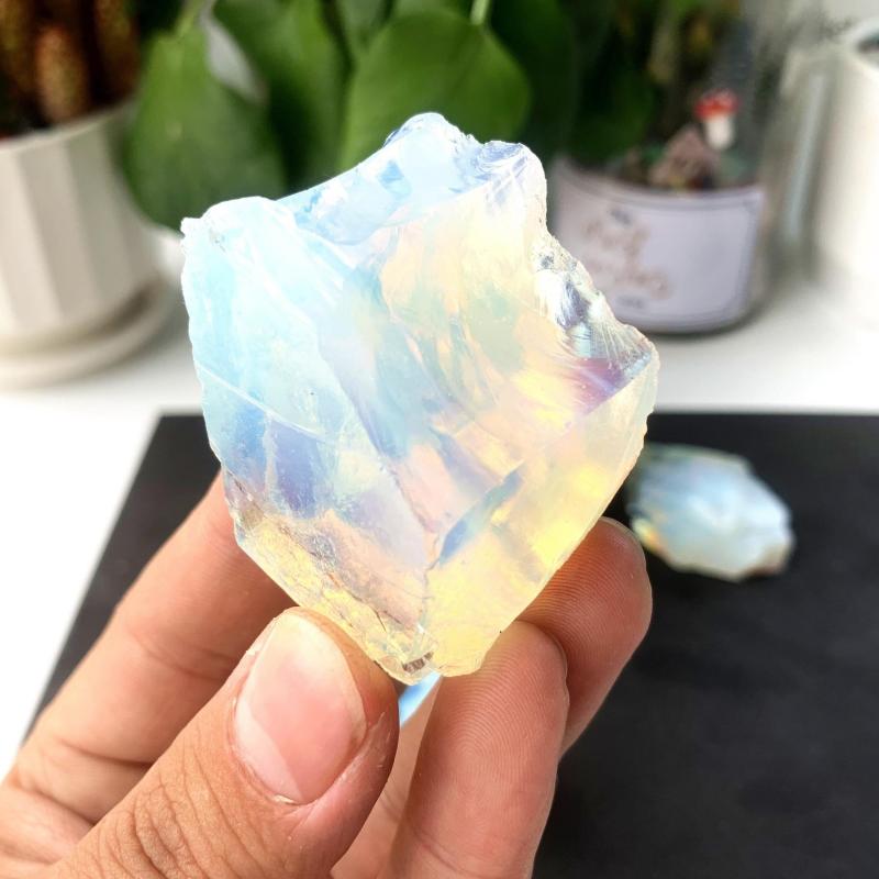 Natural Opalite Crystal & Gemstone for Meditation - Reiki Yoga Energy Therapy