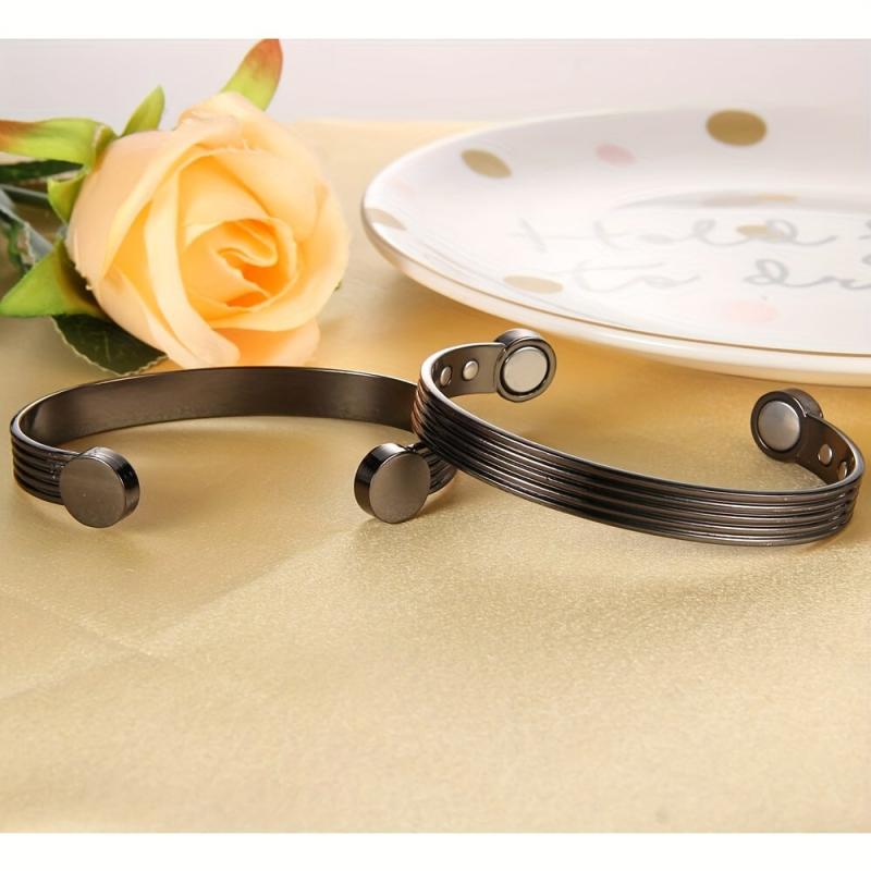 Men's Magnetic Copper Bracelet with 3500 Gauss Magnet