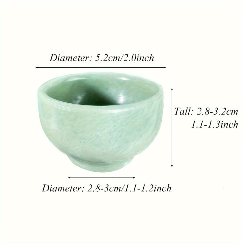 Natural Jade Crystal Bowl Gemstone Furniture Decoration