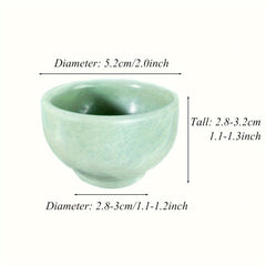 Natural Jade Crystal Bowl Gemstone Furniture Decoration
